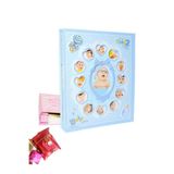 Miracix 220'lik Bebek Fotoğraf Albümü - 10x15cm -15x21cm Mavi Tek Ebat