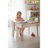 MİRACLE 3D Çocuk Çalışma Masası Ve 1 adet Sandalye, Aktivite Masası sepetli