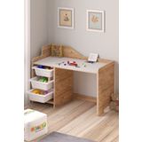 Miracle 3D Çocuk Oyun Aktivite Masası 90X45 Cm 3 Sepetli Çocuk Çalışma Masası (Sandalye Yoktur)
