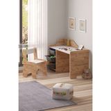 Miracle 3D Çocuk Oyun Aktivite Masası 90X45 cm MDF Malzemeden Ergonomik Tasarım ile Geniş Depolama Alanı - Ceviz