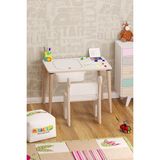 Miracle 3D Miracle MDF Çocuk Çalışma Masası ve Sandalye, Ergonomik Tasarım ve Ceviz Renkli Şık Görünüm