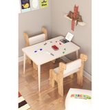 Miracle 3D Oyun Etkinlik Çalışma Masası ve Sandalye, Ceviz MDF Malzemeden Ergonomik Tasarım
