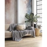 Miracolo Home Kaymaz Tasarimli Pamuklu Yumusak Koltuk Kanepe Cekyat 170X210cm Cok Amacli Siyah Ortu