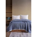 Miracolo Home Müslin 4 Katlı Yatak Örtüsü Pike Çift Kişilik Pamuklu Çift Kişilik 200X230 - Lacivert