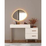 Miracool Açelya Aynalı Şifonyer / Makyaj Masası / LED Işıklı Ayna Dahil / Komple Mdf