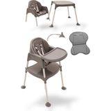 Miracool Gri Renkli Prime 4in1 Mama Sandalyesi 3 - 6 Yaş İçin Pedli ve Portatif Tasarım