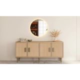 Miracool Karanfil Konsol & LED Işıklı Ayna Dahil / Çok Amaçlı Dolap / Komple Mdf - 160 x 80