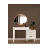 Miracool Kardelen Aynalı Şifonyer / Makyaj Masası / LED Işıklı Ayna Dahil / Komple Mdf