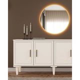Miracool Kardelen Konsol & LED Işıklı Ayna Dahil / Çok Amaçlı Dolap / Komple Mdf - 160 x 80