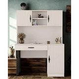 Miracool Kitaplıklı Çalışma Masası / Komple Mdf / Şık Tasarım / Fonksiyonel - 120 x 165