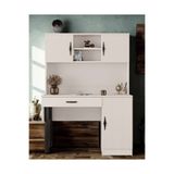 miracool Kitaplıklı Çalışma Masası / Komple MDF / Şık Tasarım / Fonksiyonel