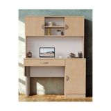 miracool Ladin Kitaplıklı Çalışma Masası / Komple MDF / Şık Tasarım / Fonksiyonel