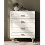 Miracool Lavanta 4 Çekmeceli Şifonyer / Komple Mdf / Modern Tasarım - Lavanta Moru