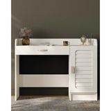 Miracool Lavanta Çalışma Masası / Komple Mdf / Modern Tasarım - 120 x 90 - Lavanta Moru