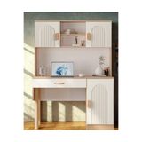 miracool Orkide Kitaplıklı Çalışma Masası / Komple MDF / Şık Tasarım / Fonksiyonel
