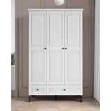Miracool Panjur Fix 3 Kapılı Dolap / %100 Mdf / Beyaz
