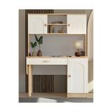 miracool Papatya Kitaplıklı Çalışma Masası / Komple MDF / Şık Tasarım / Fonksiyonel