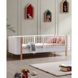 Miracool Perla Karyola / %100 Mdf / Lake Boya / Meşe-Beyaz - Meşe - Beyaz - 100 x 200 cm