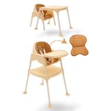 miracool Prime 4in1 Mama Sandalyesi / Çalışma Masalı / Pedli / Krem