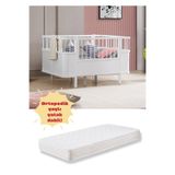 miracool Riva Büyüyen Karyola / Komple Mdf - Lake / Ortopedik Yaylı Yatak Dahil