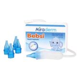 Miraderm Bebsi Nazal Aspiratör ve Yedek Uç 4'lü Mavi