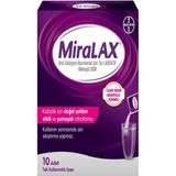 Miralax 10 Adet Tek Kullanımlık Toz Kabızlık İçin Yumuşak Rahatlama Bayer Menşeli