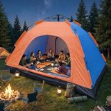 MiraLive 10 kişilik Otomatik Kurulum Kamp Çadırı – Outdoor , Suya Dayanıklı Hızlı Kurulum Piknik ve Doğa Için Geniş Aile Çadırı 300X300X170 cm (4887) - Renkli