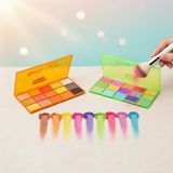 MiraLive 15 Renkli Sedefli Mat Far Paleti - 2'li Set