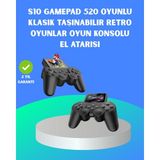 MiraLive 2.4 Inç Hd Renkli Ekranlı 500-IN-1 Taşınabilir Retro Oyun Konsolu, Kablolu Tv Bağlantısı ve Uzun Pil Ömrü - standart