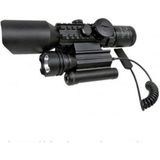 MiraLive 3-10X42 Zoomlu Av Tüfeği Dürbünü Lazeri Zenon Fenerli M9