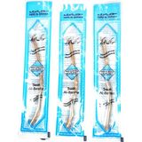 MiraLive 3 Adet Taze Doğal Diş Fırçası Misvak Vakumlu Paket 15 cm Orta Boy - Renkli