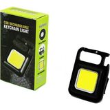 MiraLive 3ın1 Mıknatıslı USB Şarjlı Fener - Anahtarlık - Pratik Kapak Açacak (K95) - Renkli