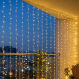 MiraLive 3x3 M Premium Perde LED - 8 Fonksiyonlu Su Geçirmez Iç Dış Mekan Teras Dekor Işıkları