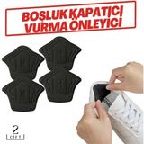 MiraLive 4'lü Ayakkabı Topuk Tamir Yaması - Yırtık Onarım, Vurma Önleyici ve Daraltma Konfor Pedi 718569 - Renkli - standart