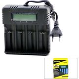 MiraLive 4lü Pil Şarj Aleti 3000MA 4.2V Fişli=ac 100-240V Etc - 26650 - 18650 - 16340 (4887)