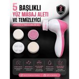 MiraLive 5 Fonksiyonlu Kablosuz Yüz Temizleme Cihazı ile Derinlemesine Cilt Bakımı - Renkli