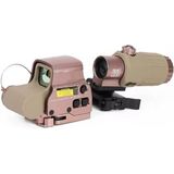 MiraLive 558-G43 Xps2 Hedef Işaretleyici Red Dot - Holografik Nişangâh, 5x Büyütmeli Set Çöl Rengi