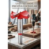 MiraLive 60 mm Ahşap Menteşe Yuvar Teri Açma Ahşap Delme Matkap Ucu 1 cm Şaft 722979 - Çok Renkli