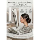 MiraLive 8'li Profesyonel Alüminyum Saç Pensi Seti Metal Toka Saç Pensi 720577 - Renkli - standart