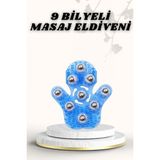 MiraLive 9 Bilyeli Masaj Eldiveni Giyilebilir Plastik Vücut Sıkılaştırıcı - Renkli