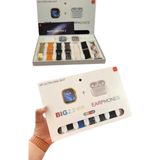 MiraLive 9 Ultra Akıllı Saat 49MM 2inç Ekran 7 Kordonlu ve Bluetooth Kulaklık - Standart - 1 - Renkli