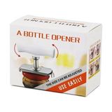 MiraLive A Bottle Opener Çevir--Sıkıştır--Aç=kollu Metal Kavanoz Açacak Plastik Kol (4887)