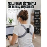 MiraLive Akıllı Dik Duruş Düzeltici Titreşim Uyarılı Şarjlı Destek Cihazı - 1 - Standart