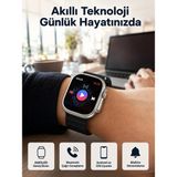 MiraLive Akıllı Saat Kol Saati Android ve Ios Uyumlu Nabız Ölçer Sesli Asistan - Standart - 1 - Renkli