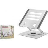 MiraLive Alüminyum Alaşim 360 Derece Dönebilen Premium Laptop Standi - Silver HDX8019 - Renkli