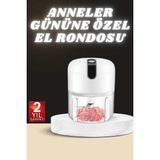 MiraLive Anneler Gününe Özel Hediye El Rondosu Doğrayıcı Şarjlı Taşınabilir - Renkli