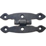MiraLive Antika Tarz Dekoratif Pirinç Dar Menteşe - 75X39 Mm, Oksit - 75 x 39 mm - Renkli