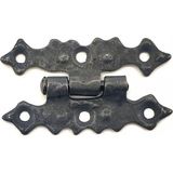 MiraLive Antika Tarz Dekoratif Pirinç Yıldız Menteşe - 63X36 Mm, Oksit - 63 x 36 mm - Renkli