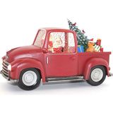 MiraLive Araba Tasarımlı Işıklı Müzikli Noel Baba Kar Küresi - Renkli - standart
