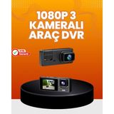 MiraLive Araç Içi Güvenlik Kamerası | 3 Kanallı, 24 Saat Park Kaydı Destekli - 1